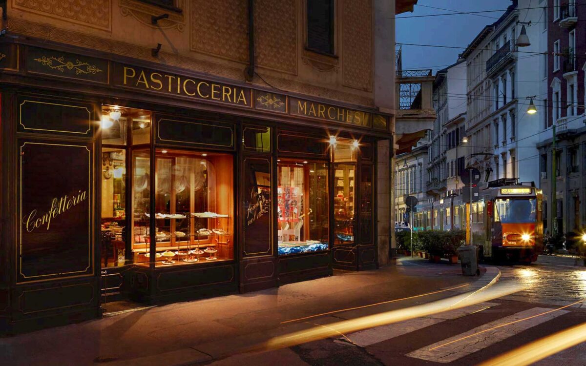 Pasticceria Marchesi in the city centre, Milan
