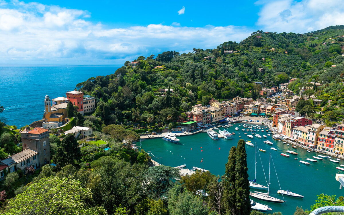 The most popular seaside resorts according to the Milanese: Santa Margherita Ligure and Portofino