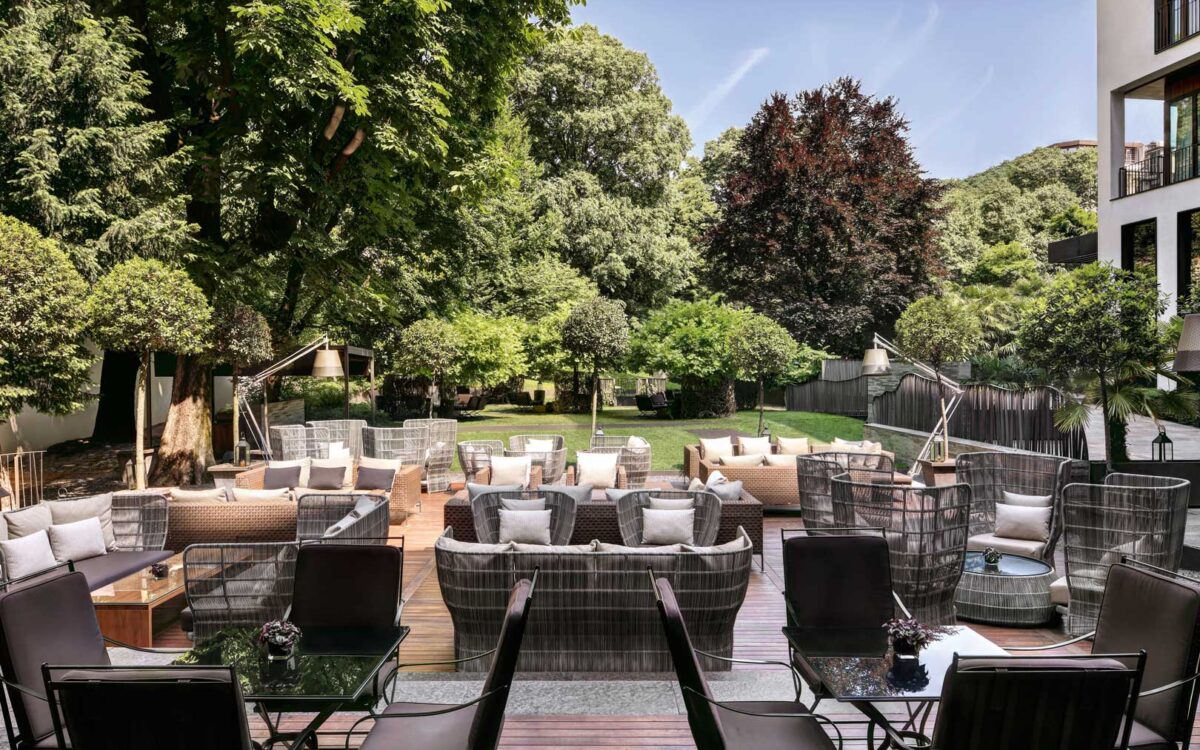 Bar Bulgari Hotels & Resorts in the city centre, Milan
