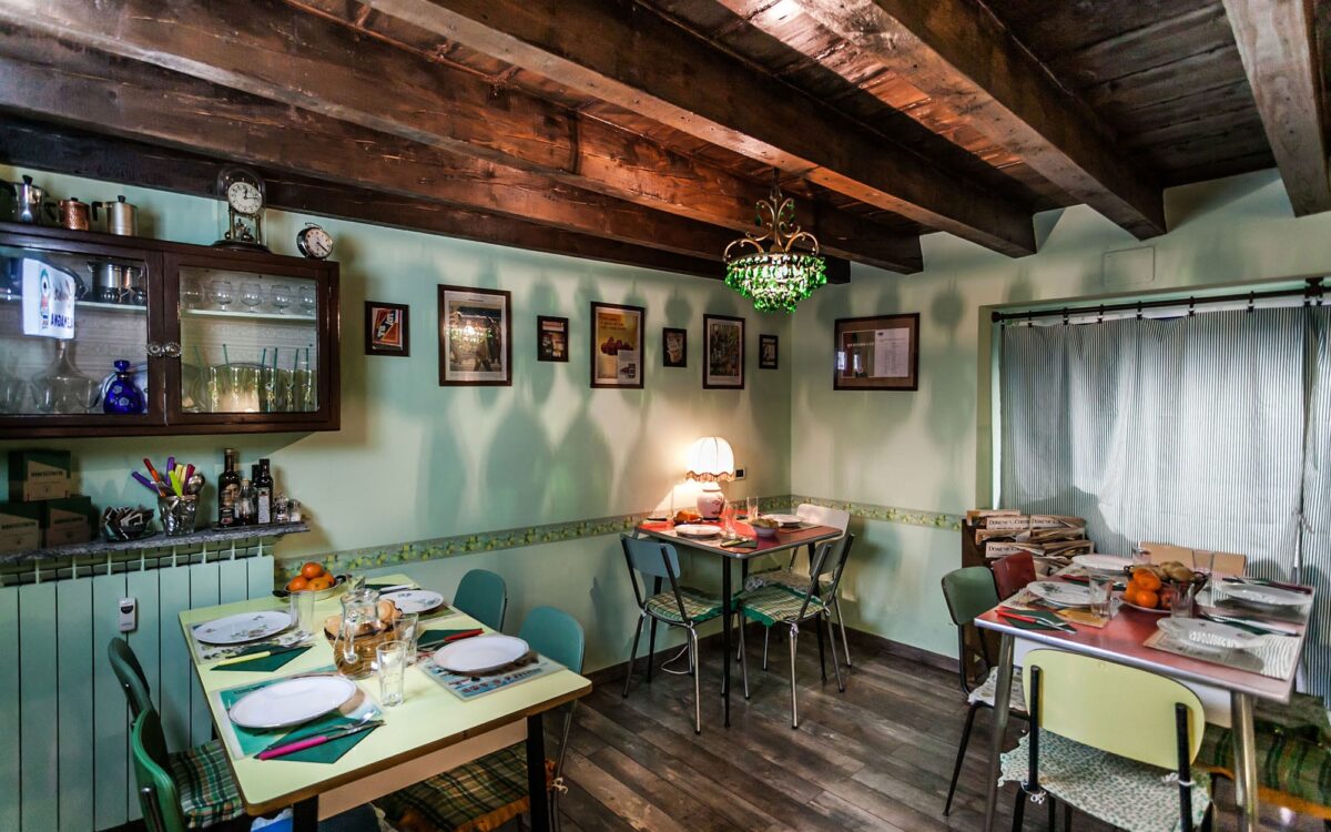 Risoelatte, bistro in the city centre, Milan