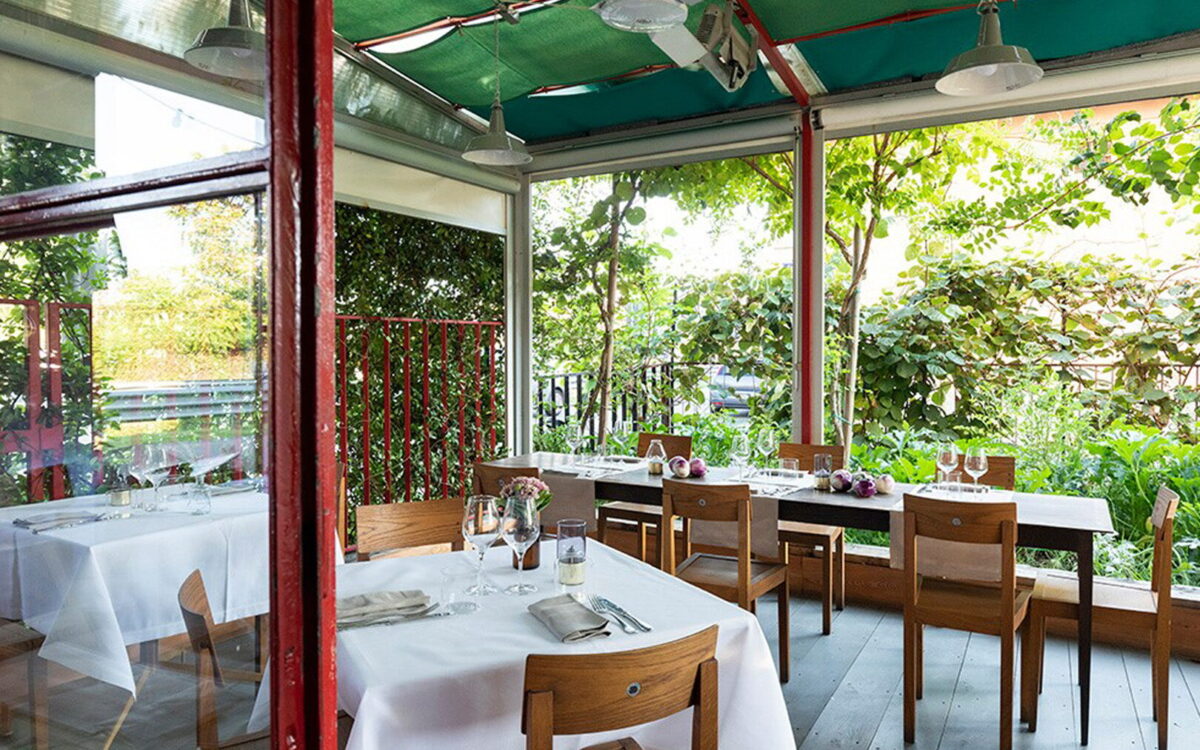 The best restaurants with dehors in Milan