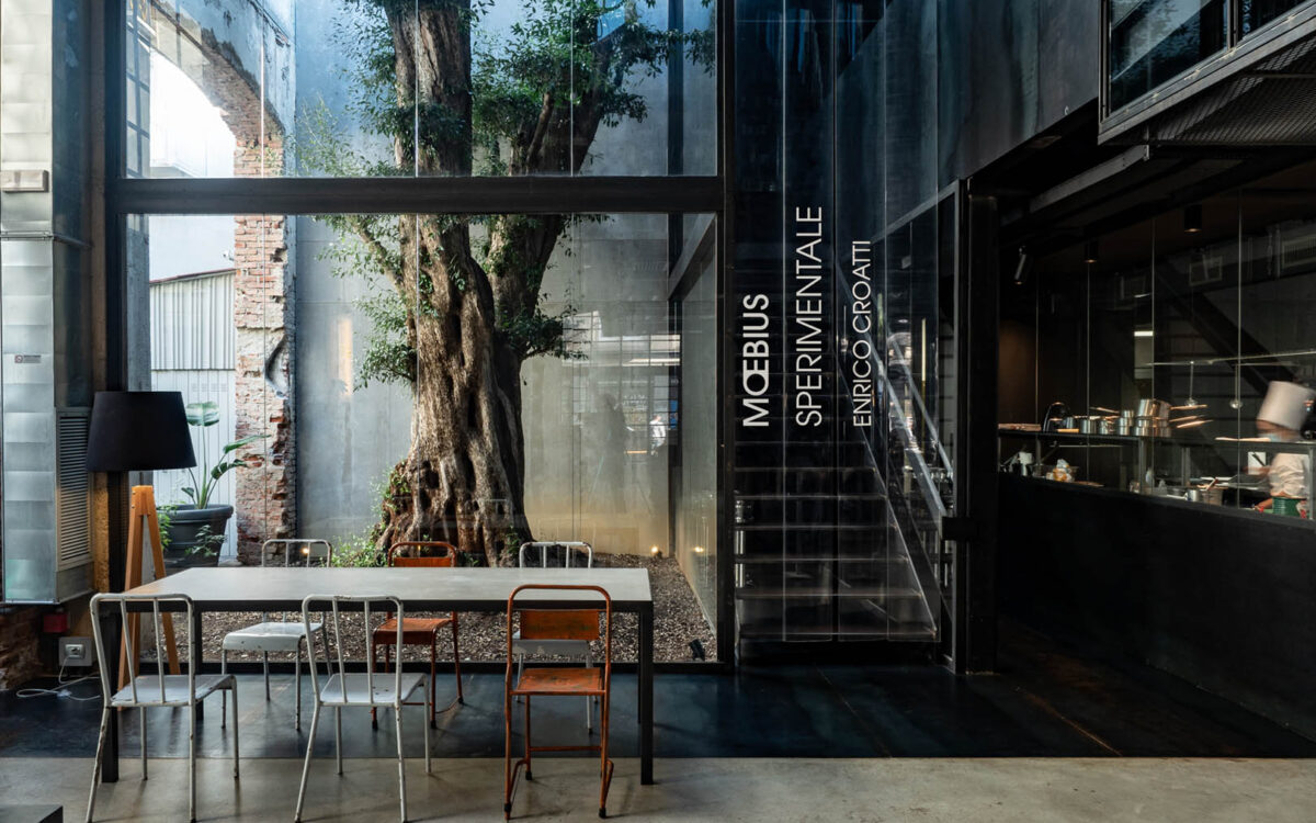 Design restaurants in Milan: Moebius