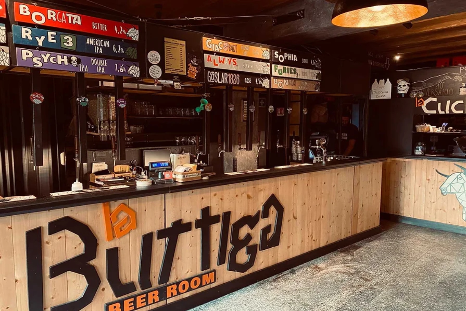 la buttiga beer room