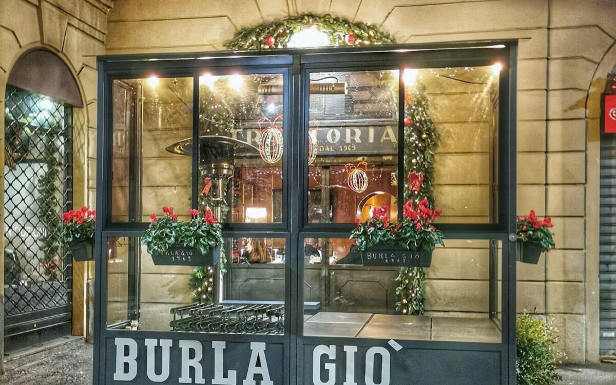 Trattoria Burla Giò in the city centre, Milan