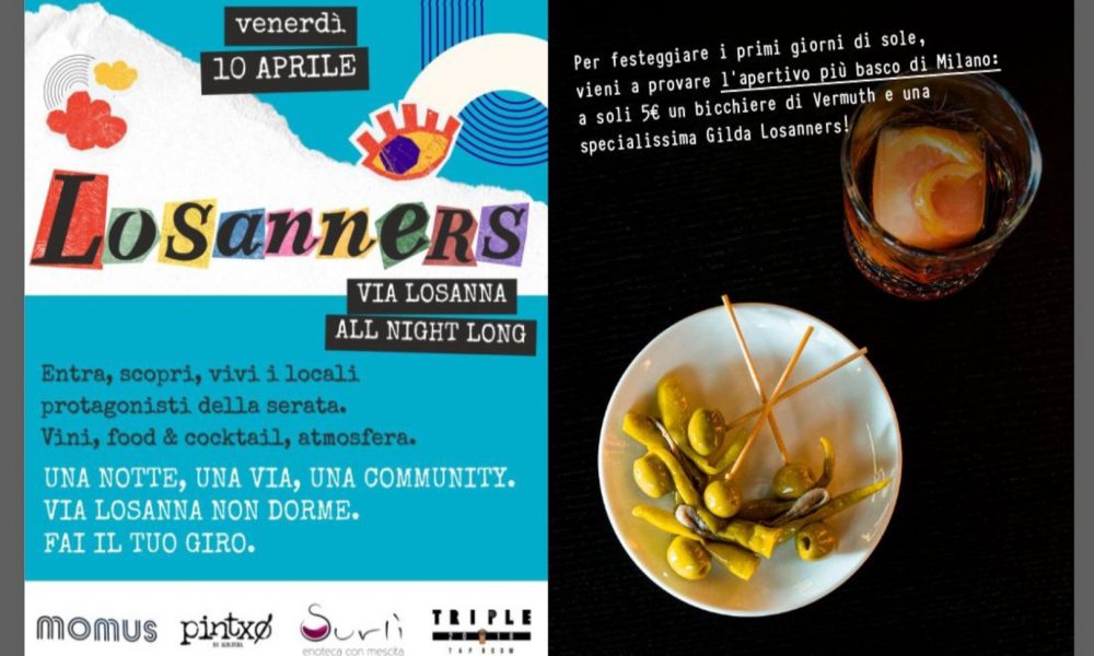 Losanners: in Via Losanna una Serata tra Vino, Birra, Food e Cocktail