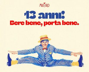 Milord ha celebrato i suoi 13 anni con la Milano da bere bene