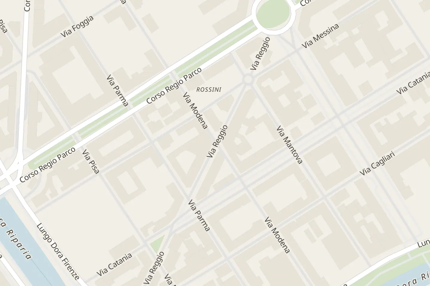 Mappa: Via Reggio, 14, Torino