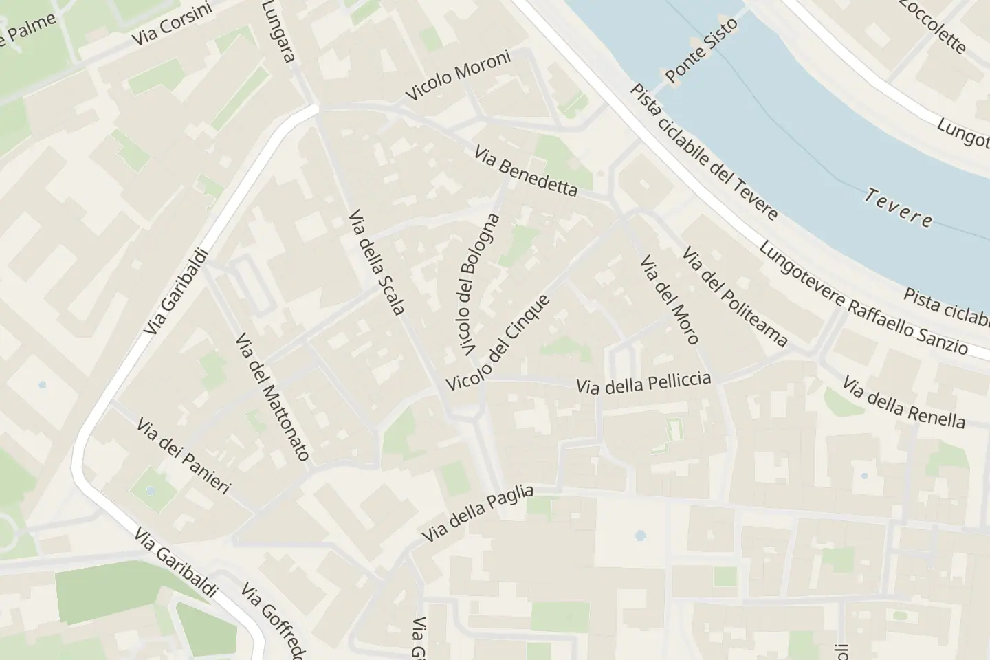Map: Vicolo del Cinque, 58, Roma