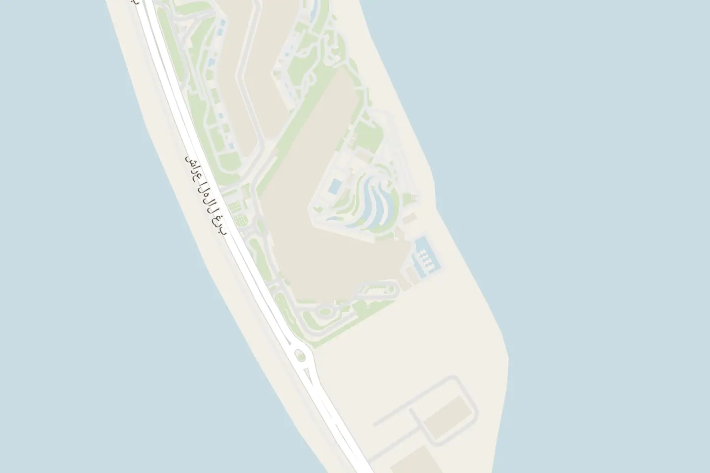 Mappa: The Palm Jumeirah - Dubai - Emirati Arabi Uniti,