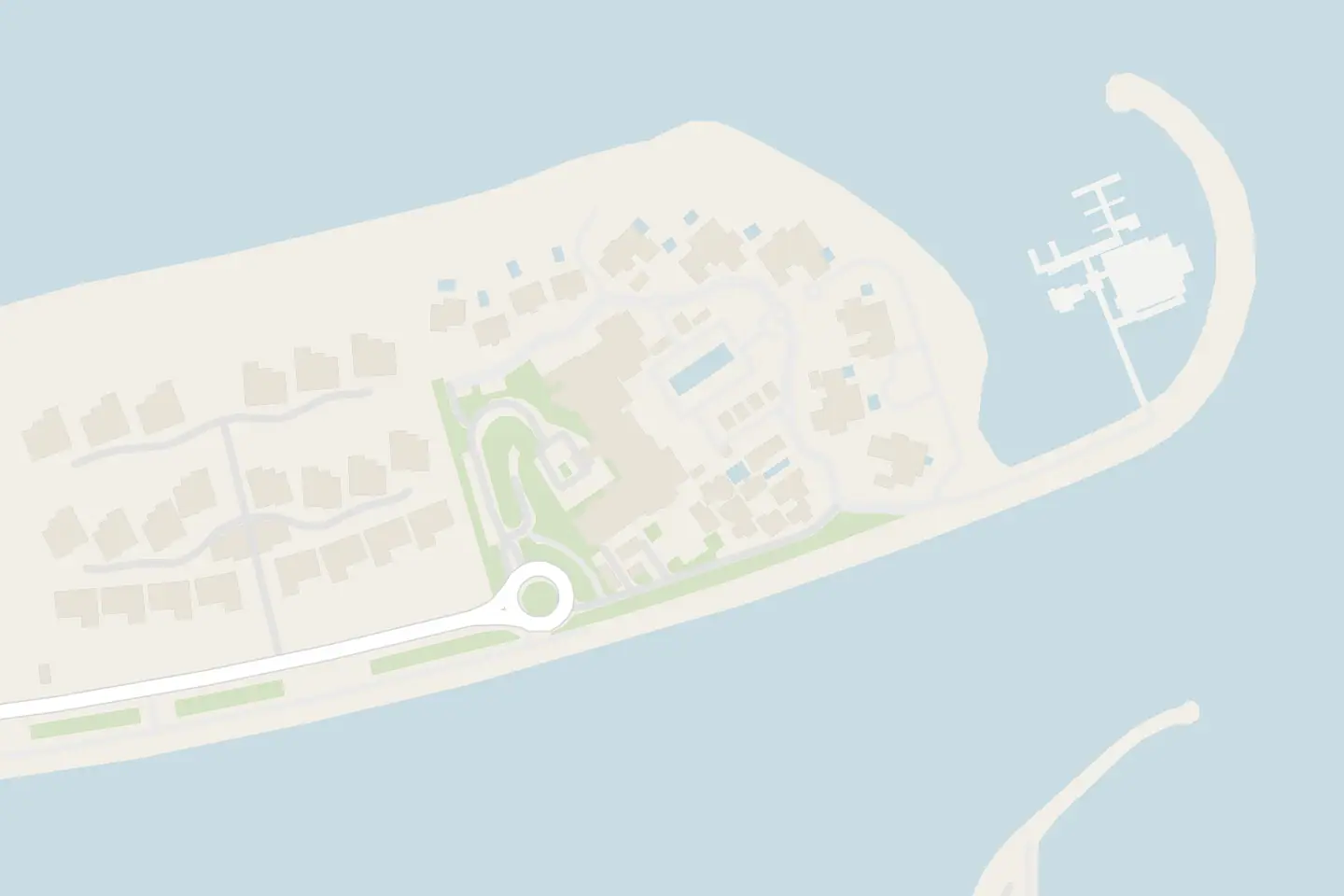 Mappa: One&Only The Palm, West Crescent - Palm Jumeirah - Dubai - Emirati Arabi Uniti, 