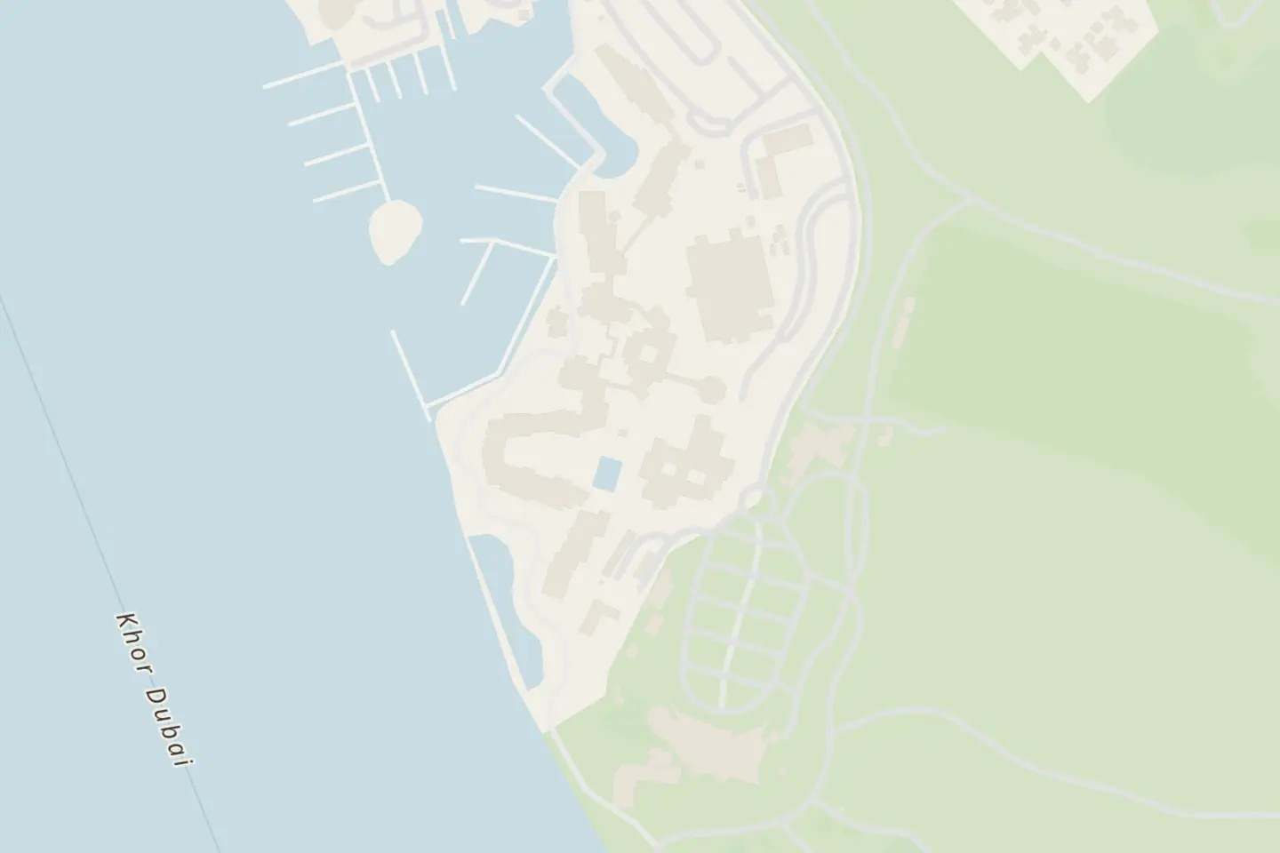 Mappa: Park Hyatt Dubai Dubai Creek Resort - Dubai - Emirati Arabi Uniti, 