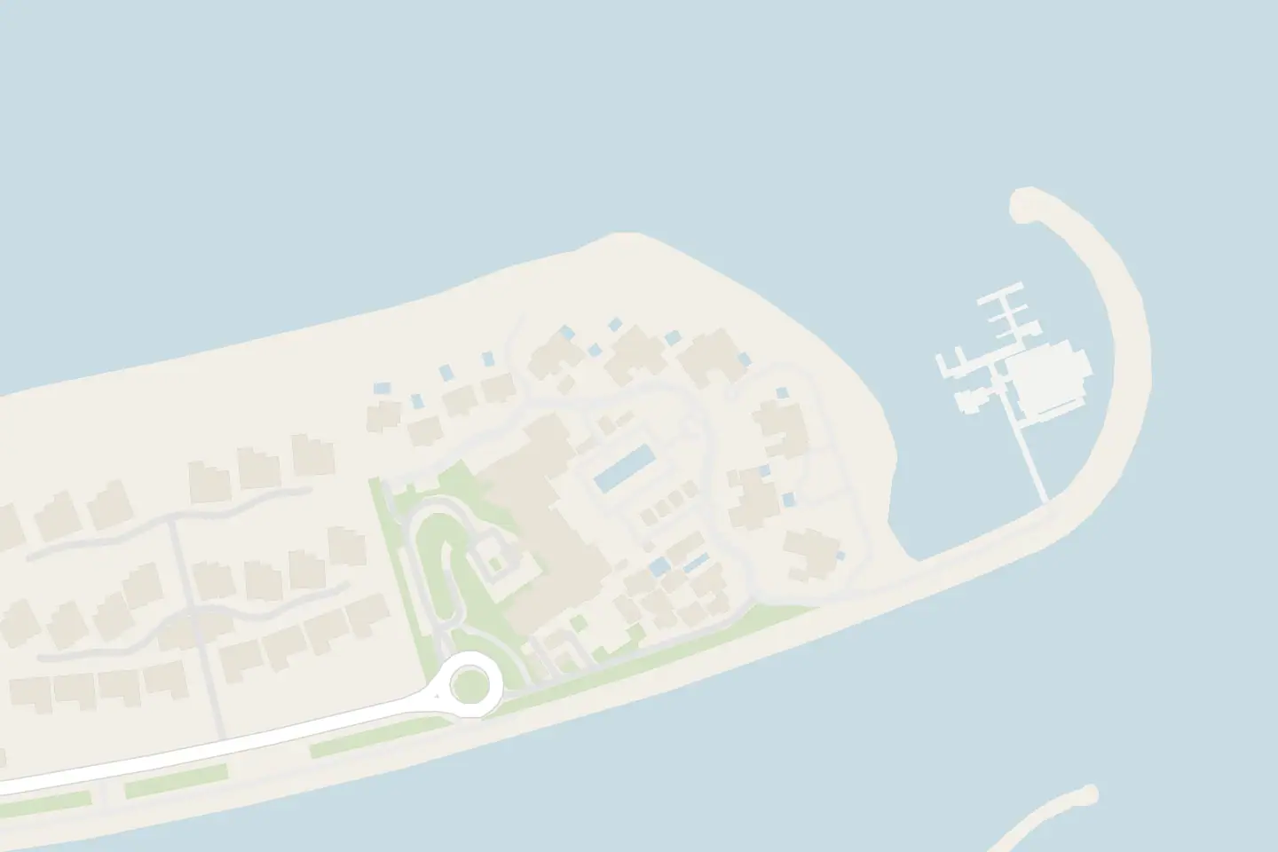 Mappa: West Crescent, Palm, Jumeira, Dubai