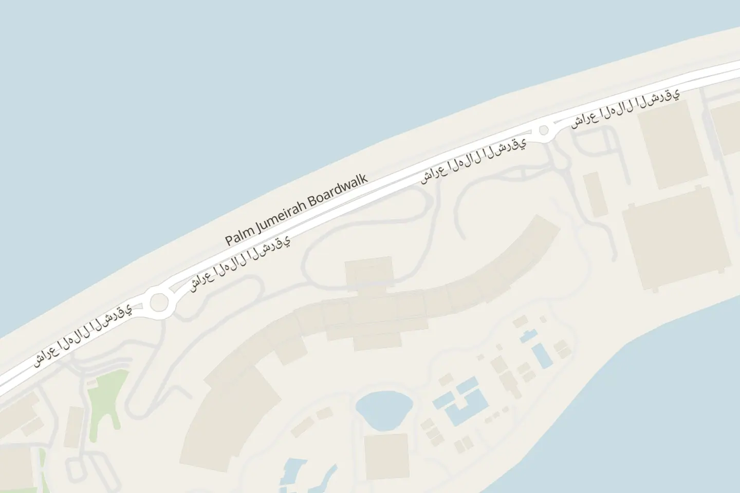 Mappa: Atlantis Dubai, Crescent Road, The Palm, Dubai