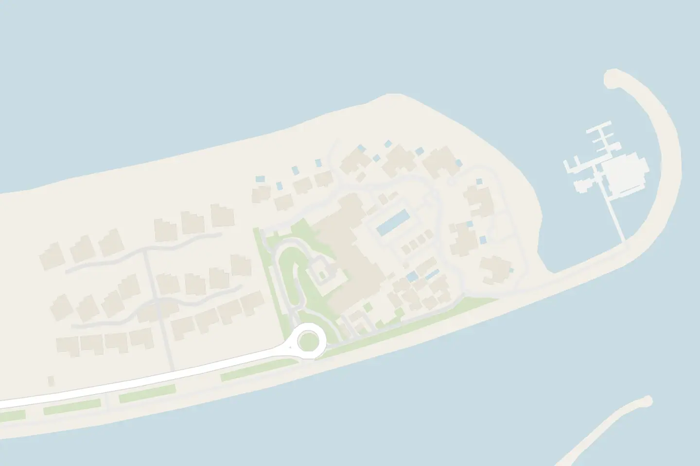 Mappa: Crescent Road (West) - The Palm Jumeirah - Dubai - Emirati Arabi Uniti, 