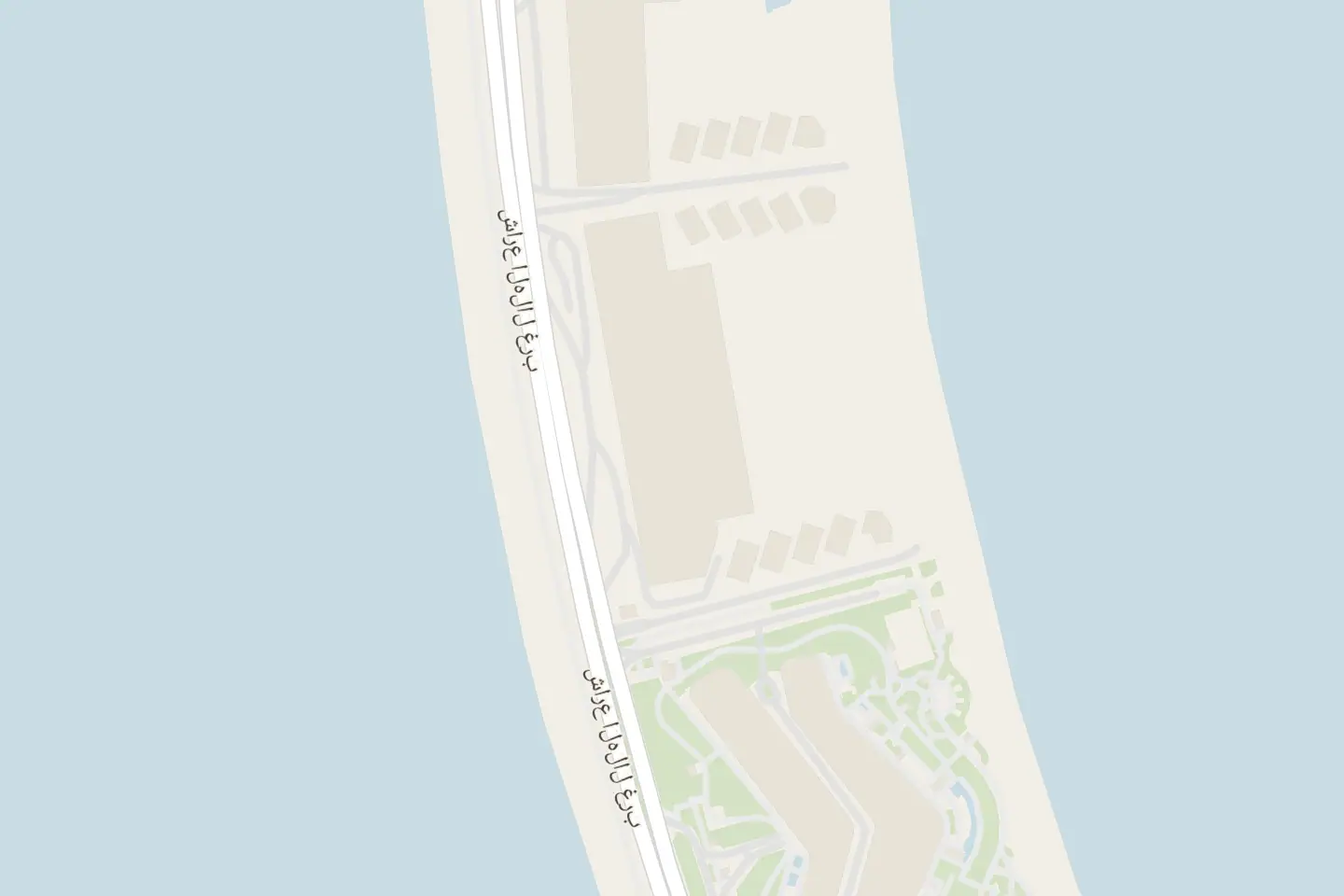 Mappa: West Cresent Palm, Jumeirah, Dubai