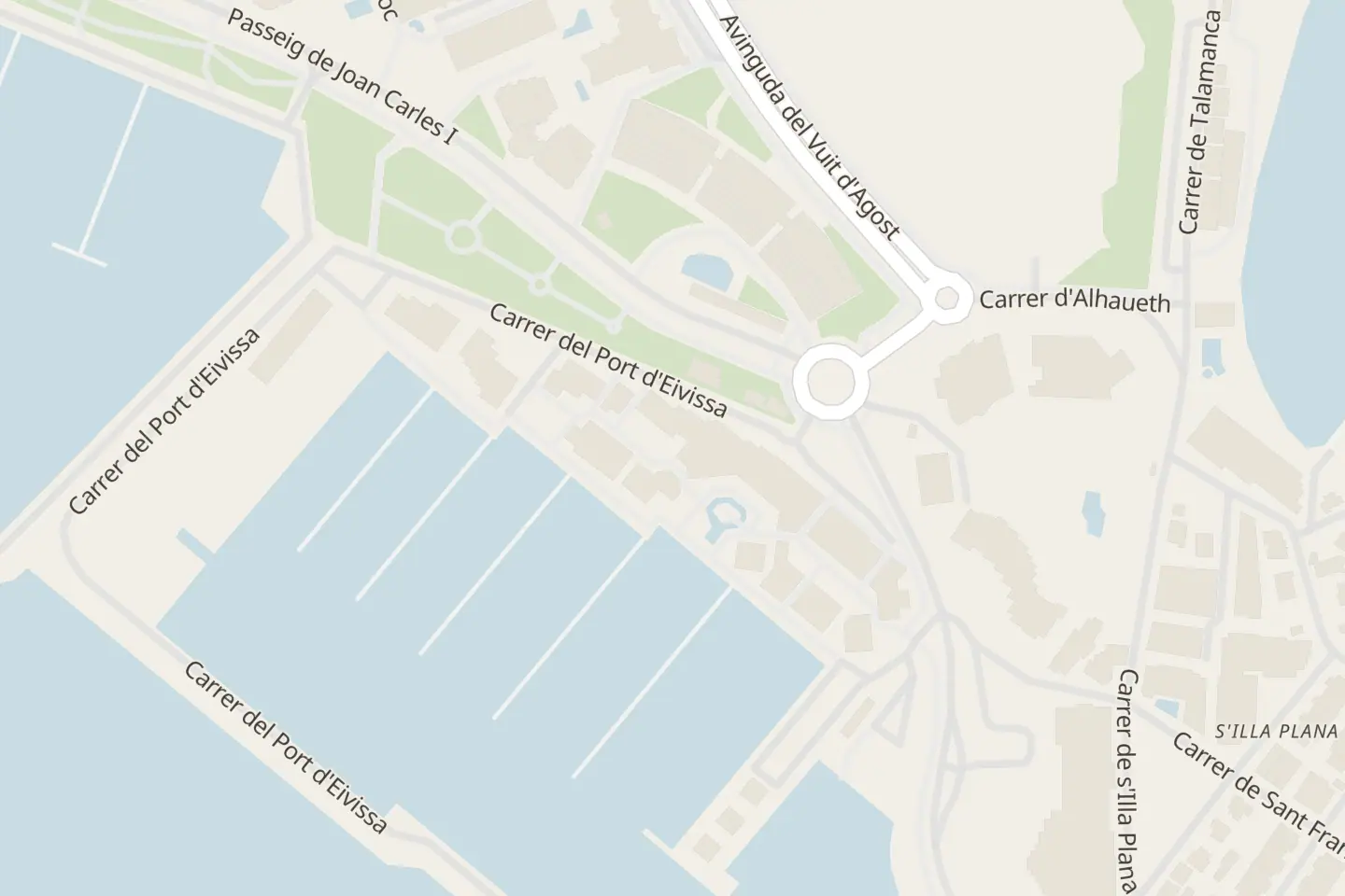 Mappa: Puerto deportivo Marina Botafoch, Ibiza
