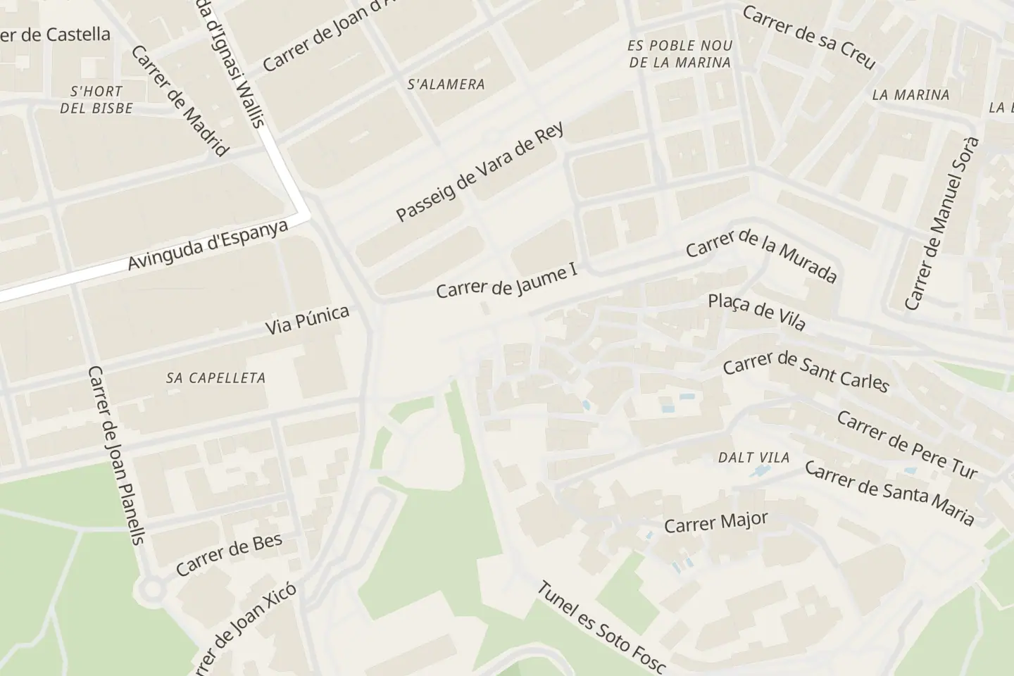 Mappa: Carrer Portal Nou, 10, Ibiza
