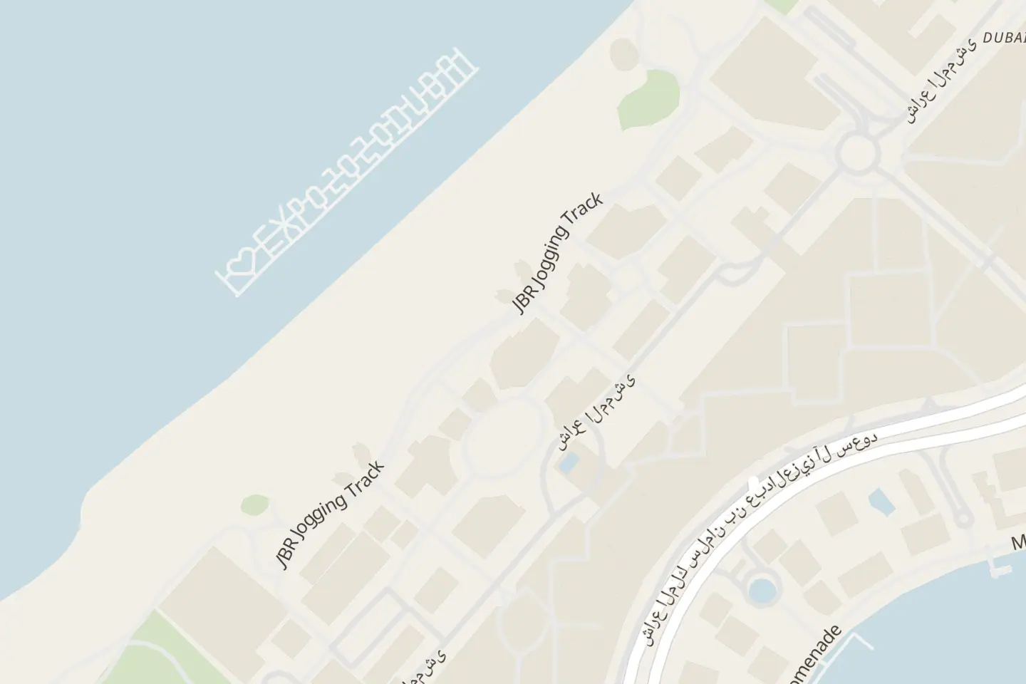 Mappa: On JBR The Beach - The Walk - Dubai - Emirati Arabi Uniti, 