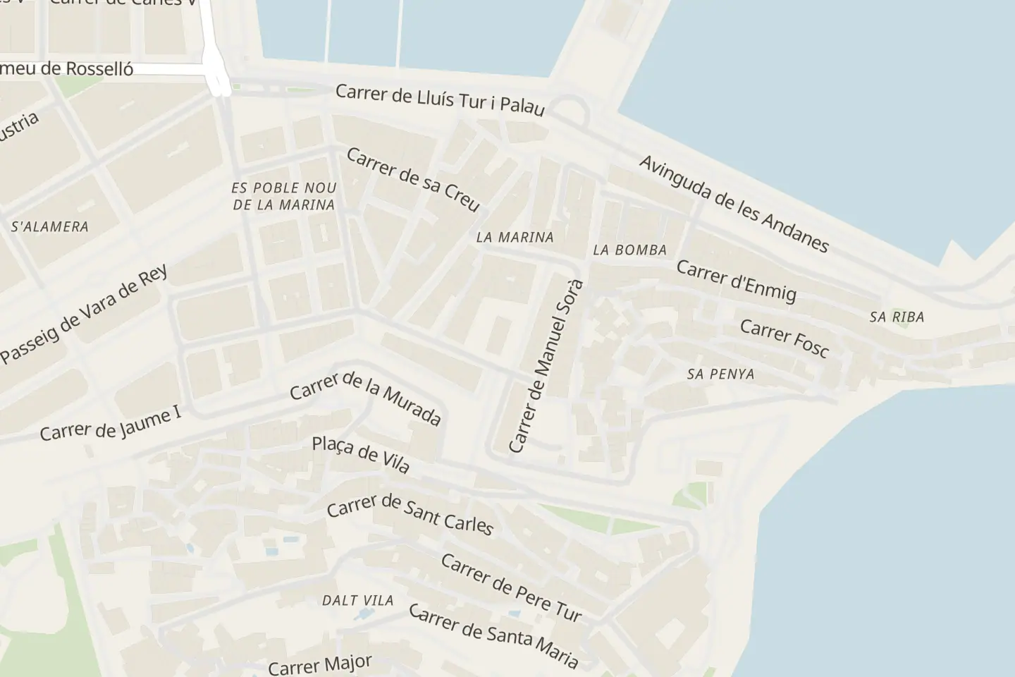 Mappa: Plaça de la Constitució, 2, Ibiza