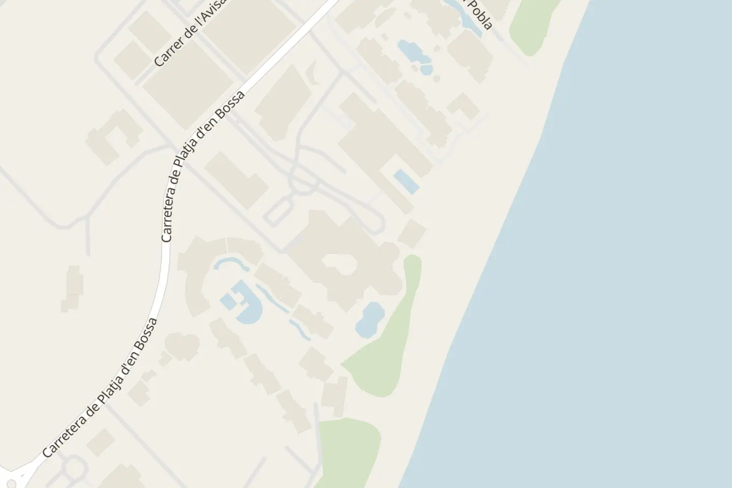 Mappa: Platja d'en Bossa, 10, Sant Jordi de ses Salines