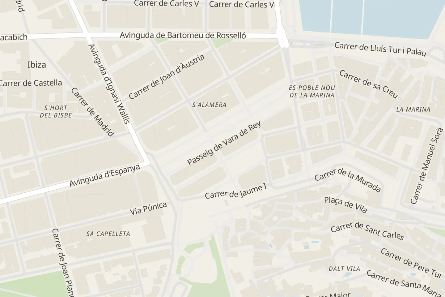 Mappa: Plaza del parque, 4, Ibiza