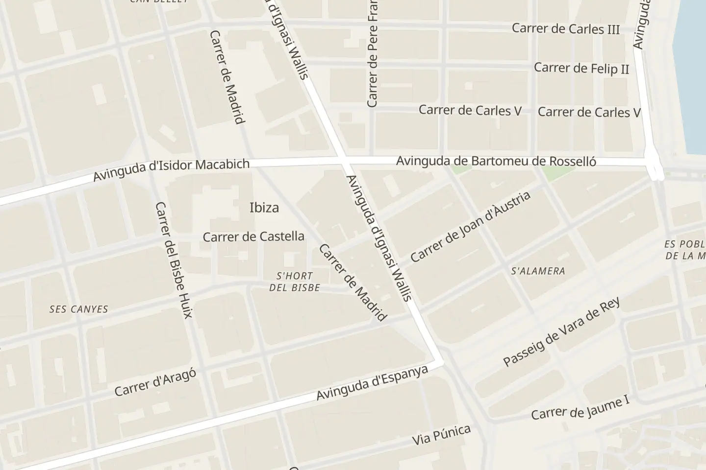 Mappa: Carrer de Madrid, 18, Ibiza