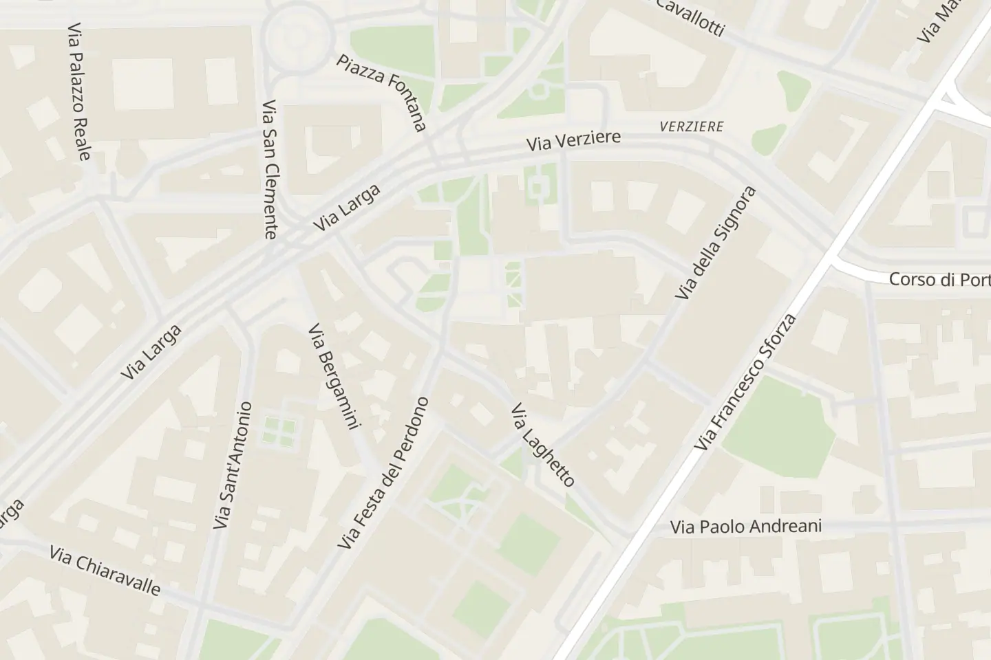 Map: Via Bergamini, 7, Milano