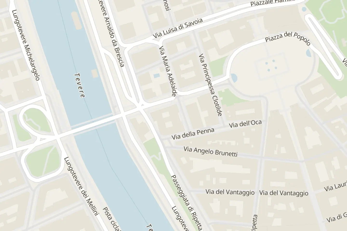 Map: Passeggiata di Ripetta, 13, Roma