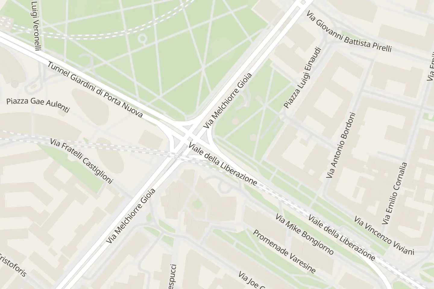 Map: Piazza Alvar Aalto, Viale della Liberazione, 15, Milano