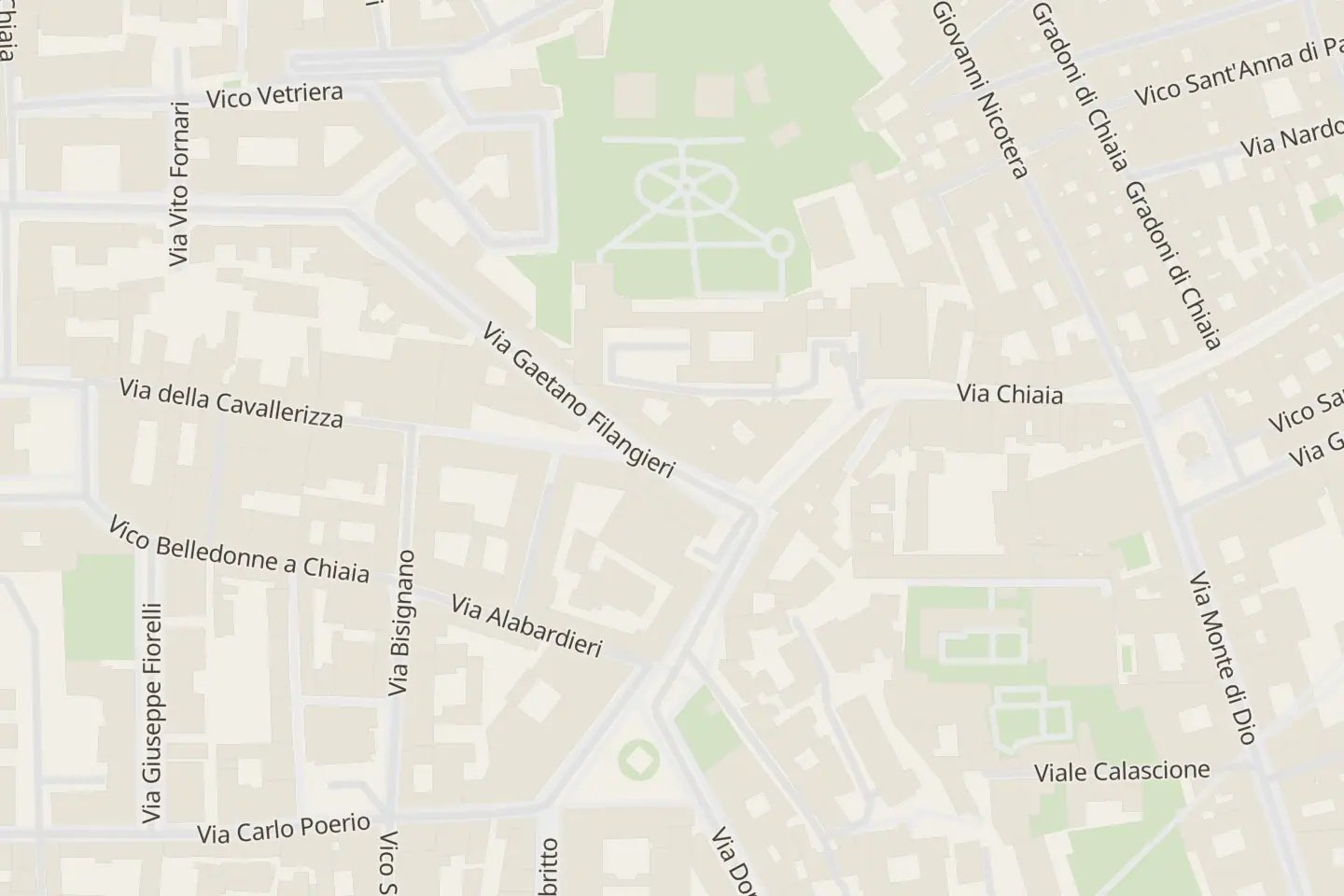 Map: Via Gaetano Filangieri, 72, Napoli