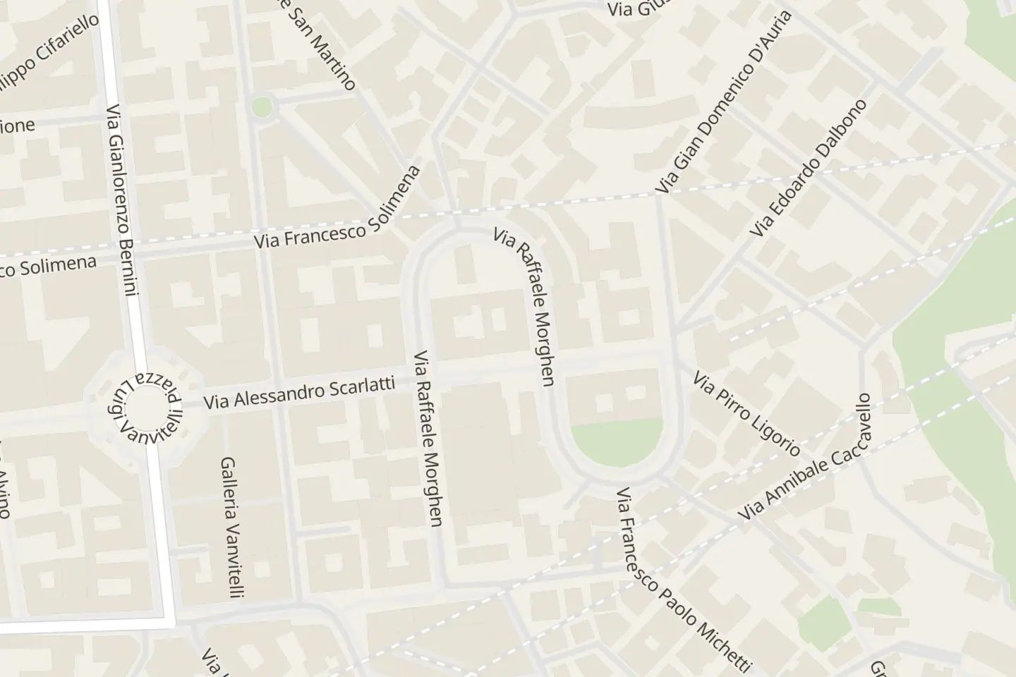 Map: Via Alessandro Scarlatti, 30, Napoli