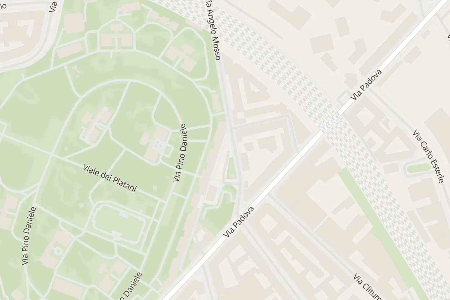 Map: Via Angelo Mosso, 3, Milano