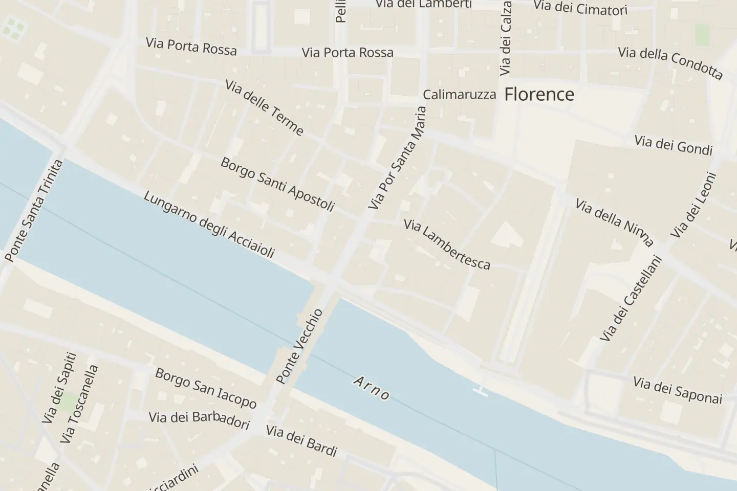 Map: Vicolo Marzio, 1, Firenze