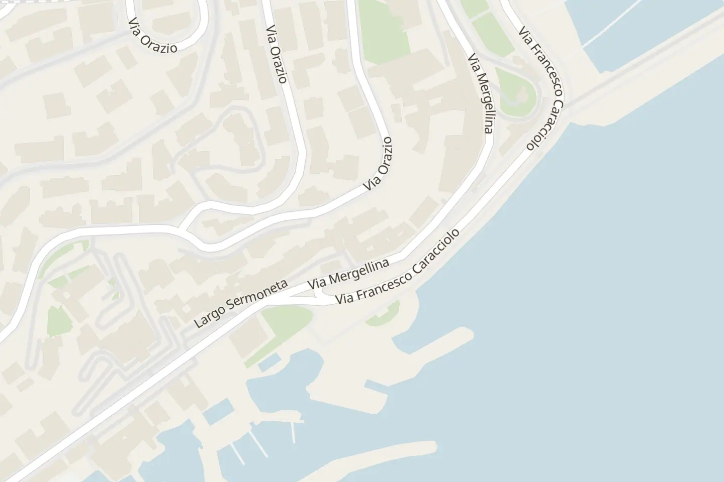 Map: Via Mergellina, 1, Napoli
