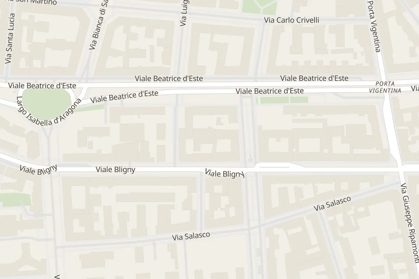 Map: Viale Bligny, 29, Milano