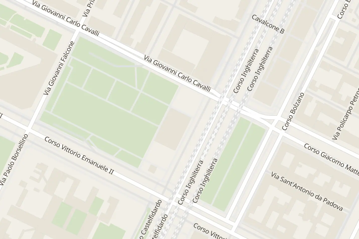 Map: Grattacielo Intesa Sanpaolo, C.so Inghilterra, Torino