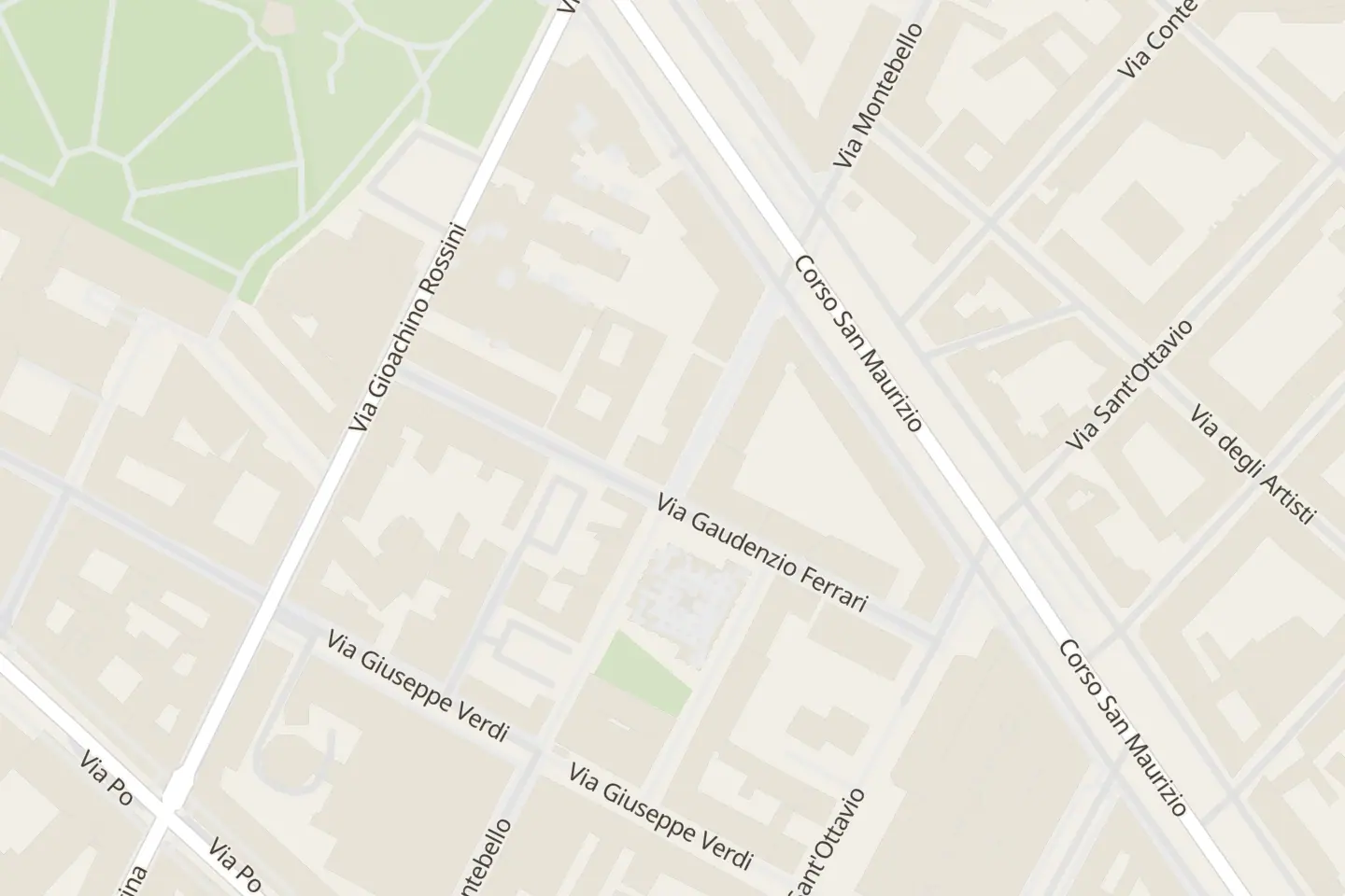 Map: Via Montebello, 15, Torino