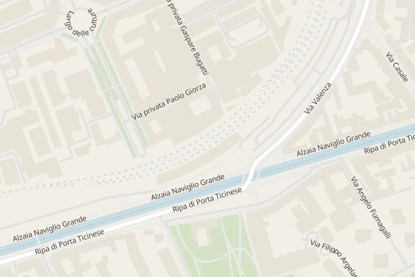 Map: Via Valenza, 2, Milano