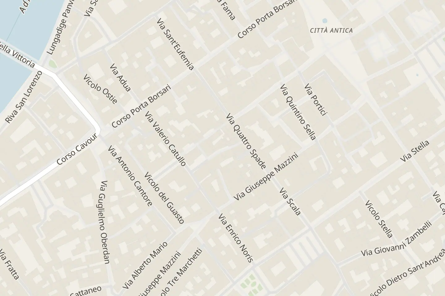 Map: Via Giuseppe Mazzini, 40, Verona