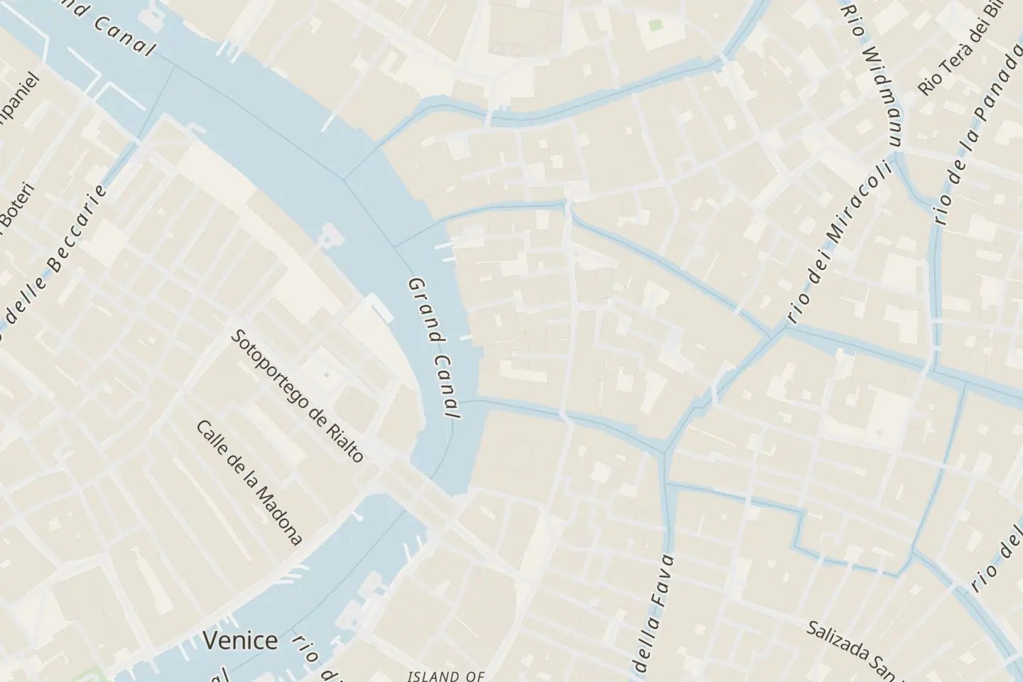 Map: Salizzada del Fontego dei Tedeschi, 5547, Venezia