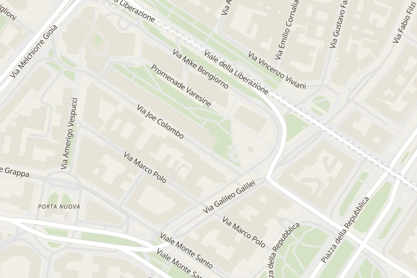 Map: V. Galileo Galilei, 5, Milano